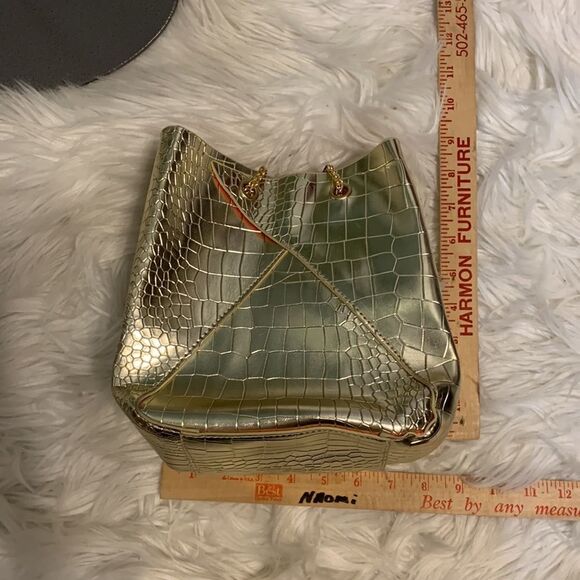 Simply Southern gold leather BunchyBag NWT - Picture 4 of 9